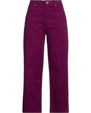 Fedeli Trousers Cotton, Cashmere, Elastane - Red