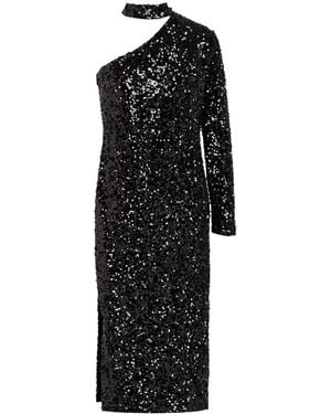 Cristinaeffe Midi Dress Polyester, Elastane - Black
