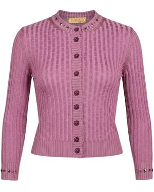 Cormio Cardigan Viscose, Polyamide - Purple
