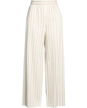 Max Mara Trousers Cotton, Linen - White