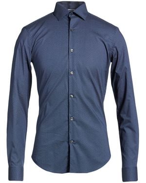 Calvin Klein Slate Shirt Cotton, Elastane - Blue