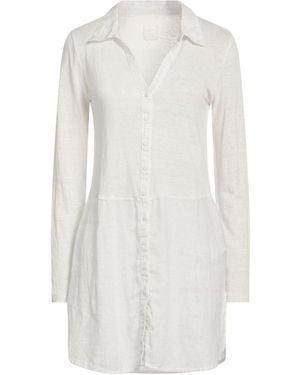 120% Lino Mini Dress - White