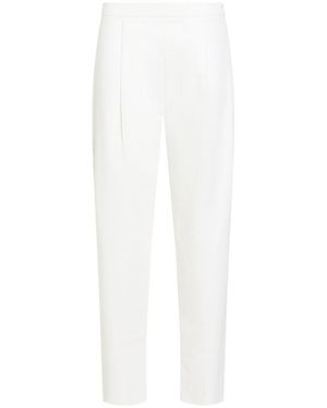 Eleventy Pants Cotton, Polyamide, Elastane - White