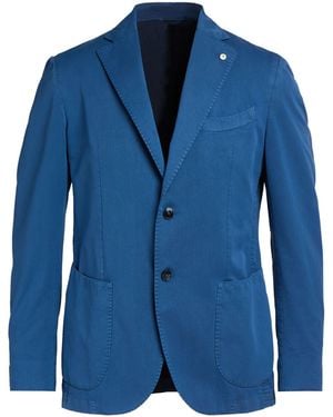 L.B.M. 1911 Blazer Cotton, Silk - Blue