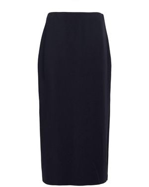 MEIMEIJ Midi Skirt Rayon, Polyester, Elastane - Blue