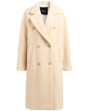 Hevò Coat Virgin Wool, Polyamide - Natural