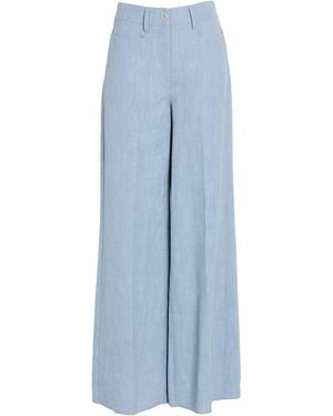 The Seafarer Slate Pants Linen, Viscose, Polyamide - Blue