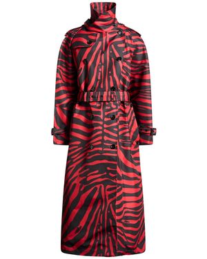 Dolce & Gabbana Overcoat & Trench Coat Polyester - Red