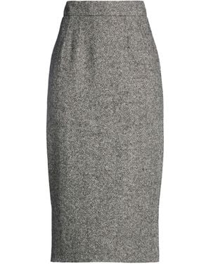 Dolce & Gabbana Midi Skirt Virgin Wool, Elastane - Grey