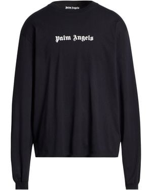 Palm Angels T-Shirt Cotton - Blue