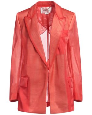 Victoria Beckham Coral Blazer Polyamide, Brass - Red