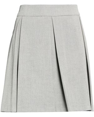 Caractere Mini Skirt Polyester, Viscose, Elastane - Grey