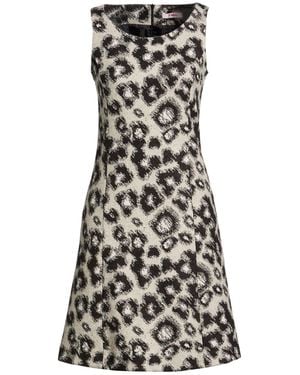 Blugirl Blumarine Mini Dress Wool, Acrylic, Cotton - Black