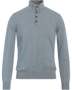 Fay Rollkragenpullover - Blau