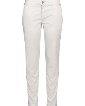 Care Label Pants Cotton, Elastane - White