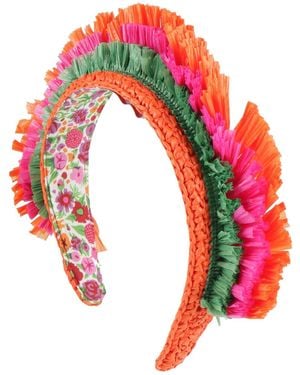 La DoubleJ Hair Accessory Rayon, Polyester - Red