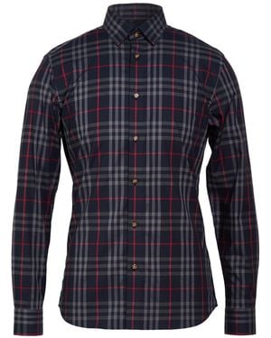 Burberry Shirt Cotton, Elastane - Blue