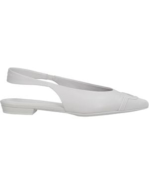 Emporio Armani Light Ballet Flats Ovine Leather - White