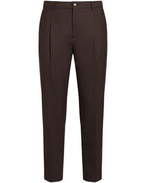 BE ABLE Pants Wool, Polyester, Elastane - Brown