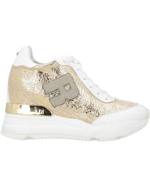 Rucoline Sneakers Goat Skin, Polyester, Resin - White