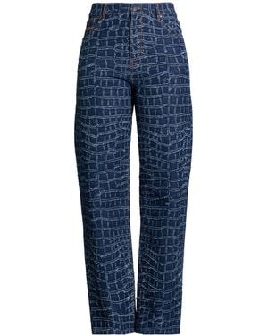 MSGM Jeans Cotton - Blue