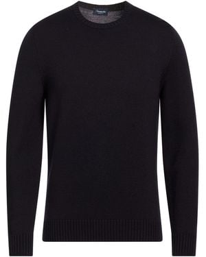 Drumohr Midnight Sweater Merino Wool - Blue