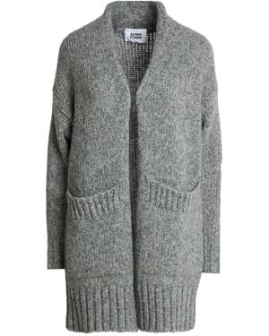 Alpha Studio Cardigan Wool, Metallic Fiber, Polyamide - Gray