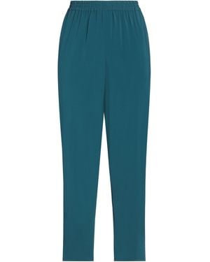Gianluca Capannolo Tapered Crepe High-Waisted Pants - Blue