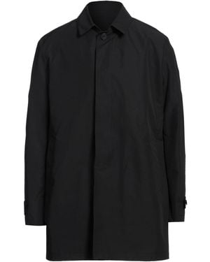 Brian Dales Overcoat & Trench Coat Cotton, Polyamide - Black