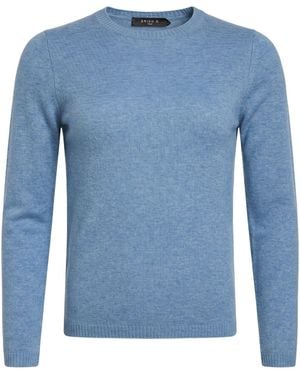 Brian Dales Light Sweater Cashmere - Blue