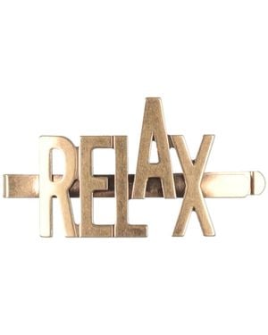 Moschino Hair Accessory - Metallic