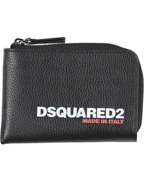 DSquared² Coin Purse Leather - Black
