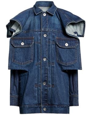 Sacai Denim Outerwear Cotton - Blue