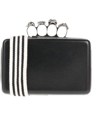 McQueen Cross-Body Bag Leather - Black