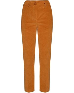 Momoní Trousers Linen, Polyamide, Cotton, Elastane - Orange