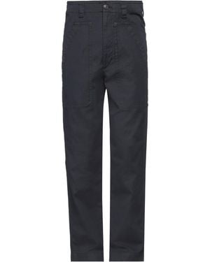 Isabel Marant Charcoal Trousers Organic Cotton, Linen - Blue