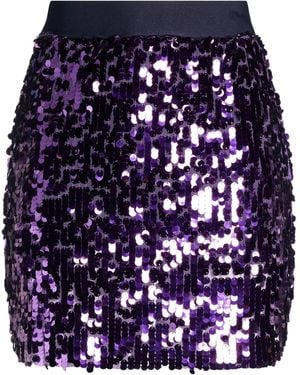 THE M.. Mini Skirt Polyester - Blue