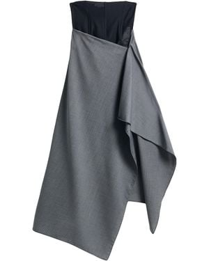 ALESSANDRO VIGILANTE Maxi Skirt - Blue