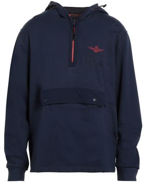 Aeronautica Militare Sweatshirt Viscose, Nylon, Elastane - Blue