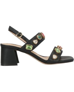 Luciano Barachini Sandals Leather - Metallic
