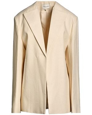 Loulou de Saison Jacket Cotton, Viscose, Linen, Silk - Natural