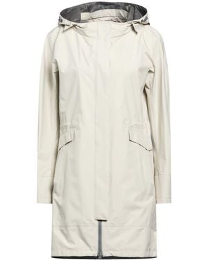Herno Laminar Light Overcoat & Trench Coat Polyester - Natural