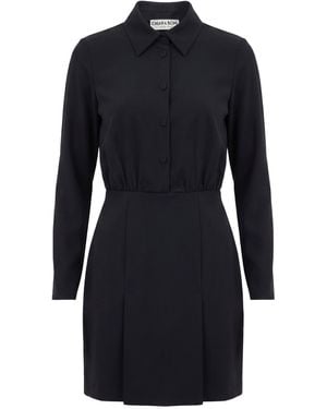 La Petite Robe Di Chiara Boni Mini Dress Polyamide, Elastane - Blue