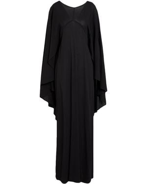 Federica Bonifaci Maxi Dress Viscose, Elastane - Black