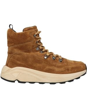 Officine Creative Camel Ankle Boots Leather - Brown