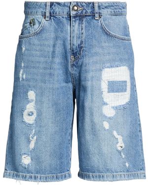 P.GRAX Denim Shorts - Blue