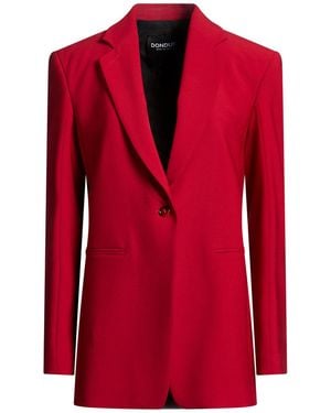 Dondup Blazer Polyester, Virgin Wool, Elastane - Red