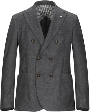 Barbati Blazer Merino Wool, Acrylic - Black