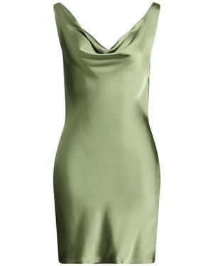 Norma Kamali Military Mini Dress Polyester - Green