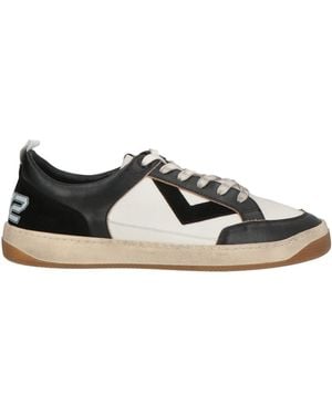 4b12 Sneakers Synthetic Material, Leather - Black